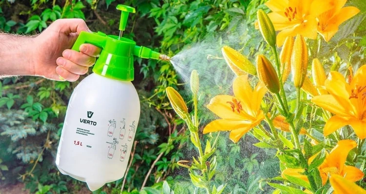 OPRYSKIWACZ OGRODOWY CIŚNIENIOWY RĘCZNY 1,5L BLOKADA STRUMIENIA SPRYSKIWACZ