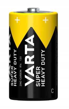 BATERIE VARTA ROZ. C R14 GRUBE ZESTAW 2szt BATERIA CYNKOWO-WĘGLOWA