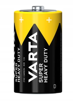 BATERIE VARTA ROZ. D R20 GRUBE ZESTAW 2szt BATERIA CYNKOWO-WĘGLOWA