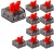 SZYBKOZŁĄCZKA KOSTKA 2x0,2-4mm ZŁĄCZKA ELEKTRYCZNA LINKA DRUT ZESTAW 10szt
