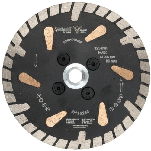TARCZA DIAMENTOWA 125mm DO SZLIFOWANIA TNĄCA DWUSTRONNA M14 SCHMITH