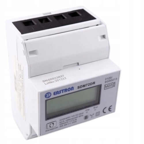 LICZNIK ENERGII 3 FAZOWY Z FUNKCJĄ RESETU TRÓJFAZOWY LCD 10A/100A MID