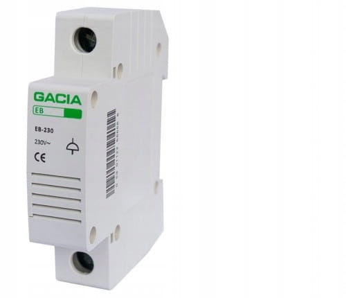 DZWONEK MODUŁOWY NA SZYNĘ TH SYGNALIZATOR 230V GACIA