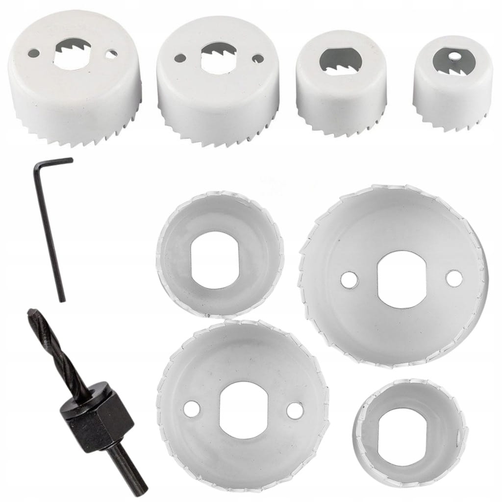OTWORNICE DO DREWNA PCV KARTON GIPSU PŁYT GK 32-54mm ZESTAW Z ADAPTERAMI