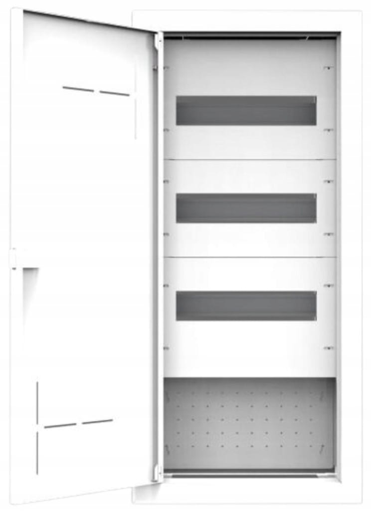 ROZDZIELNICA METALOWA PODTYNKOWA MULTIMEDIALNA SKRZYNKA OBUDOWA 36M 3x12