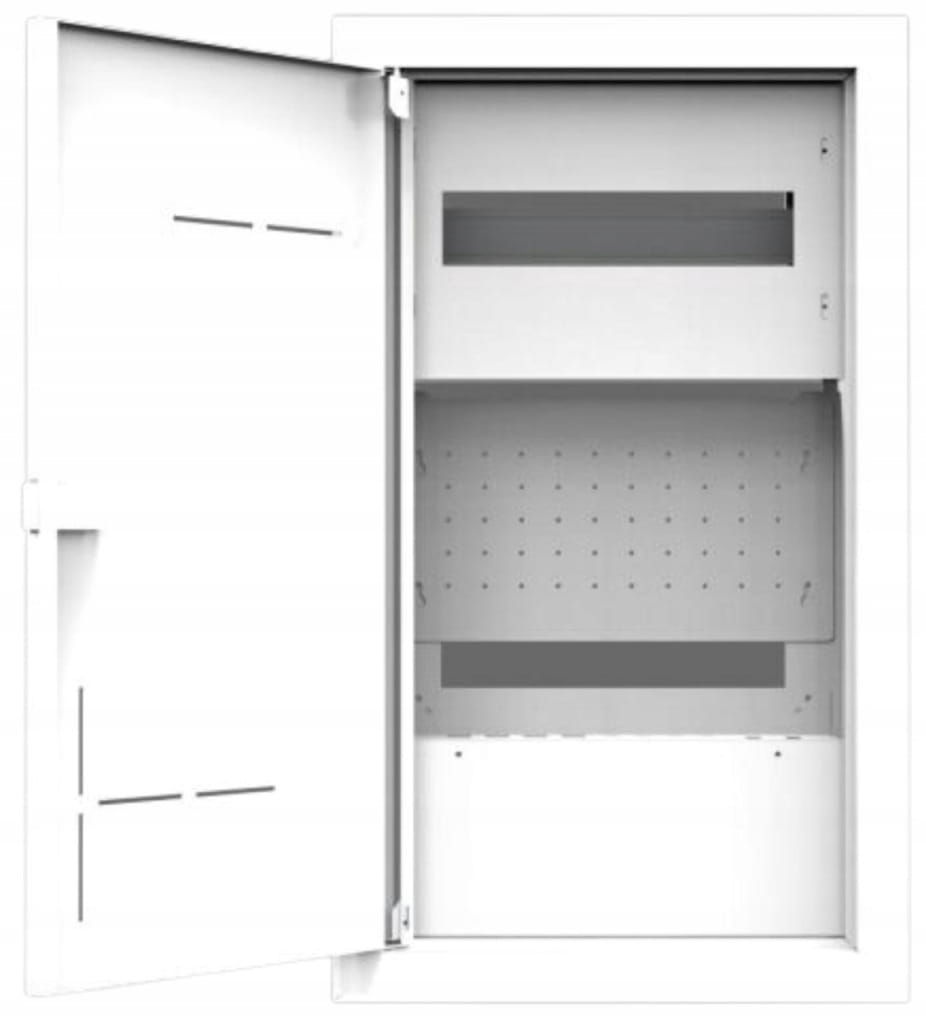 ROZDZIELNICA METALOWA PODTYNKOWA MULTIMEDIALNA SKRZYNKA SWITCH 12M 1x12