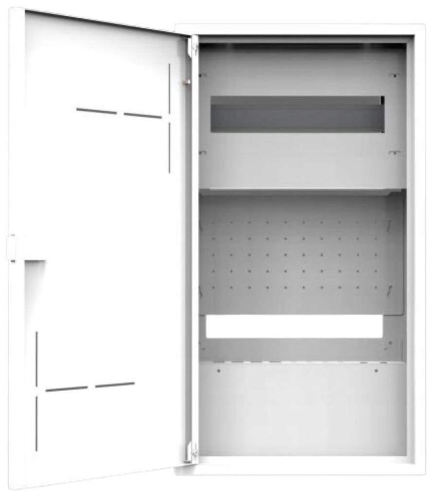 ROZDZIELNICA METALOWA NATYNKOWA MULTIMEDIALNA SKRZYNKA SWITCH 12M 1x12