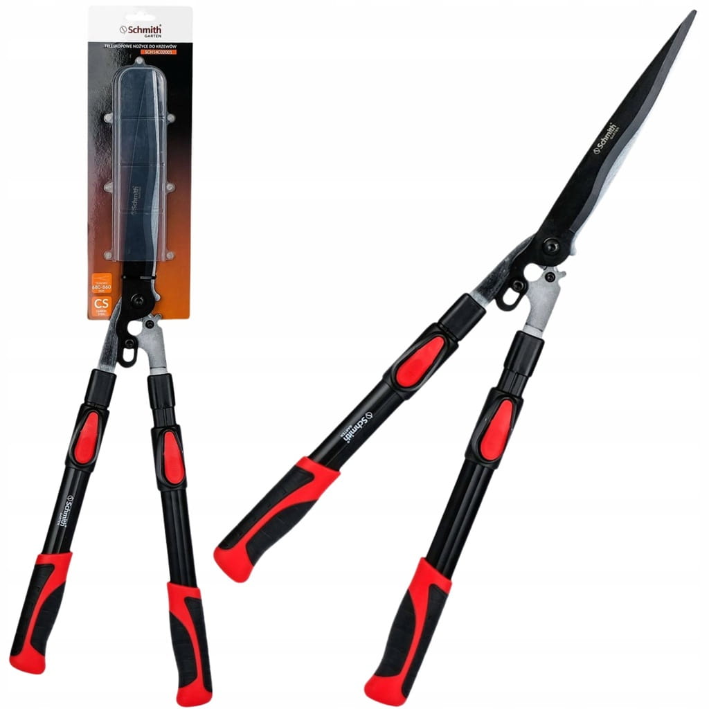 SEKATOR OGRODOWY TELESKOPOWY NOŻYCE DO GAŁĘZI KRZEWÓW 680-860mm SCHMITH