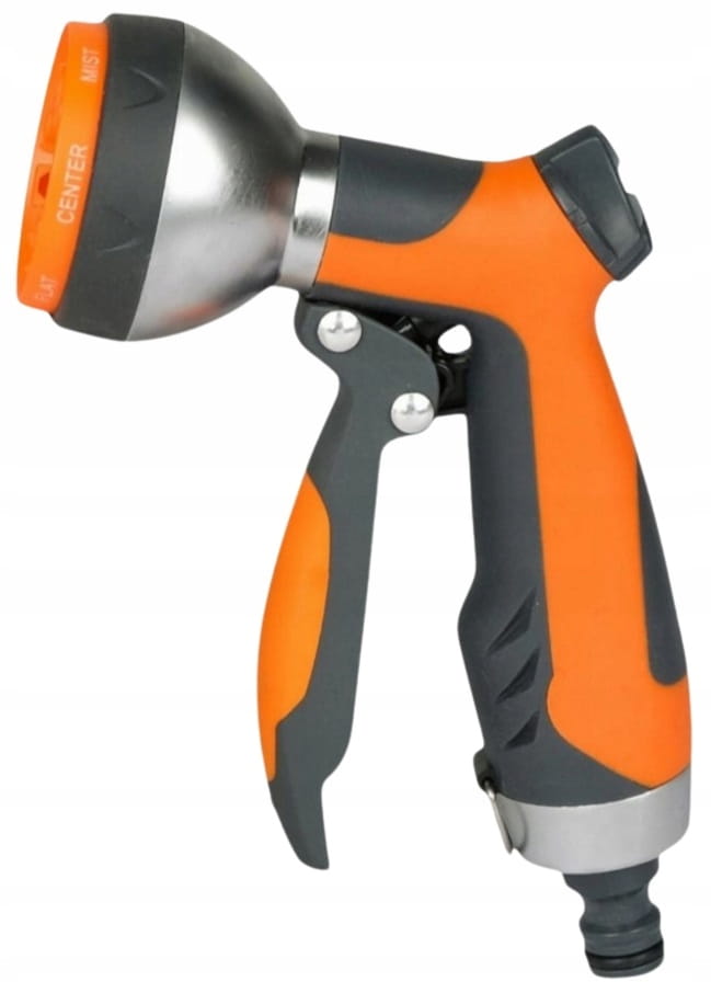 ZRASZACZ OGRODOWY PISTOLET DO PODLEWANIA 7 FUNKCJI ZRASZAJĄCY METAL SCHMITH