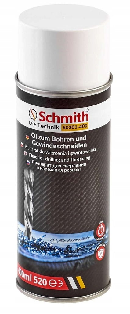 SPRAY OLEJ DO WIERCENIA I GWINTOWANIA PREPARAT 400ml CHŁODZIWO SCHMITH