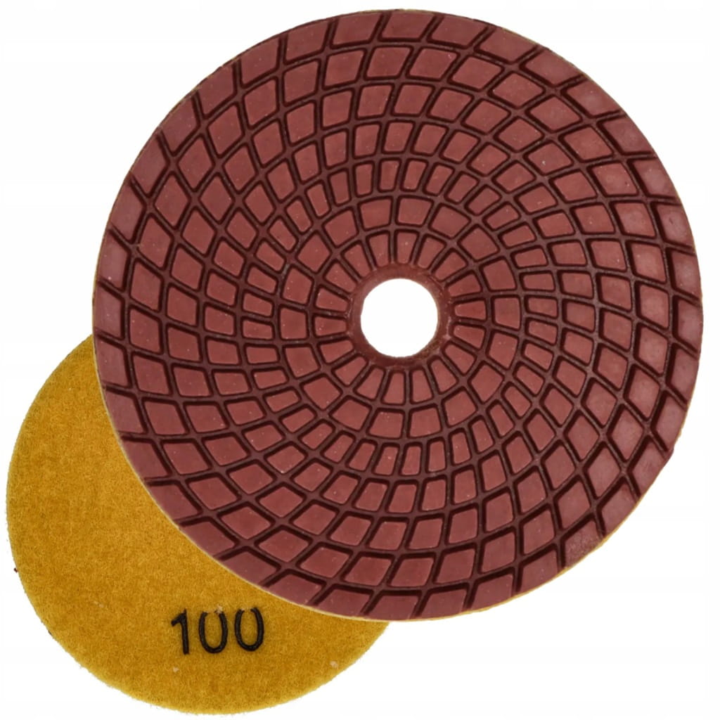 TARCZA DIAMENTOWA POLERSKA DYSK DO SZLIFOWANIA NA MOKRO 100mm #100 SCHMITH