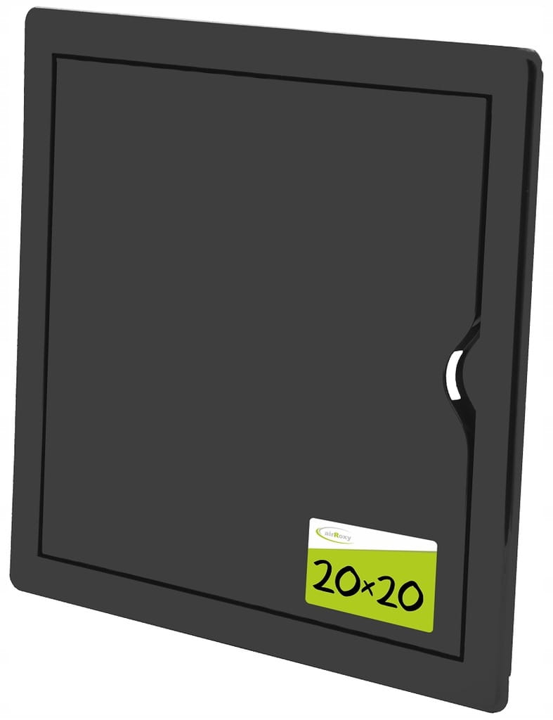 DRZWICZKI REWIZYJNE GRAFITOWE ABS 200X200 20X20