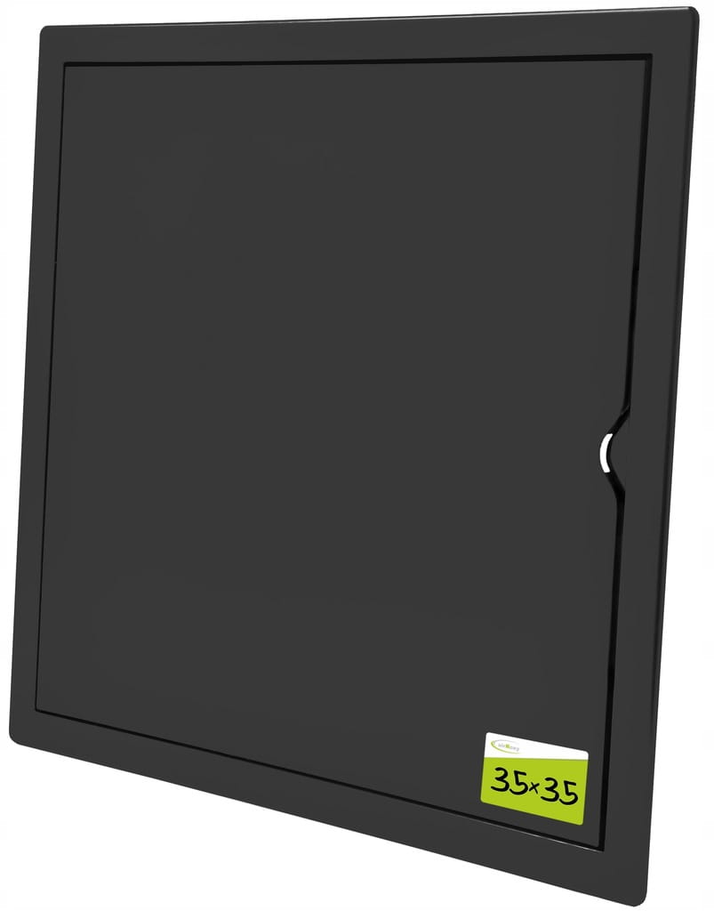 DRZWICZKI REWIZYJNE GRAFITOWE ABS 350X350 35X35