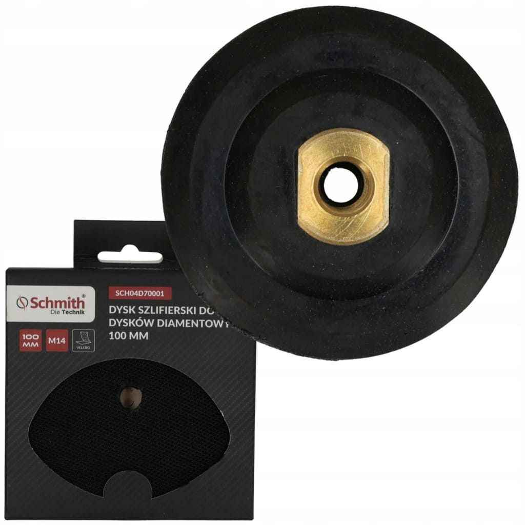 DYSK SZLIFIERSKI RZEP TARCZA DO DYSKÓW DIAMENTOWYCH 100mm M14 SCHMITH