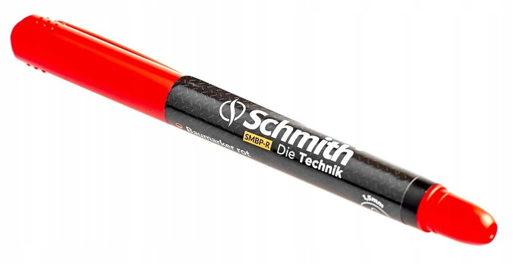 MARKER BUDOWLANY CZERWONY FLAMASTER SCHMITH