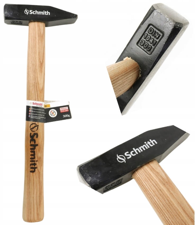 MŁOTEK ŚLUSARSKI 800g DREWNIANY TRZONEK SCHMITH
