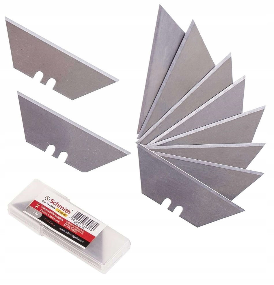 OSTRZA NOŻYKI OTRZE TRAPEZOWE WYMIENNE 10szt SCHMITH