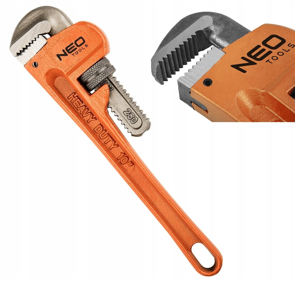 KLUCZ DO RUR 10 STILLSON HYDRAULICZNY 250mm NEO