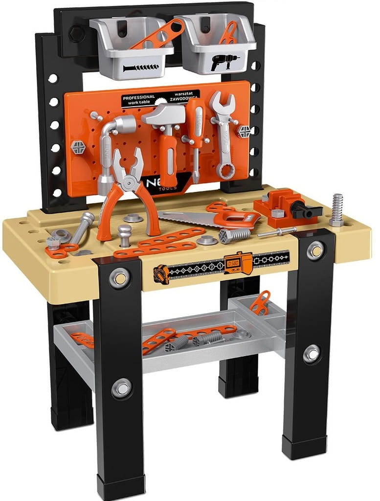 WARSZTAT DLA DZIECI ZESTAW MAJSTERKOWICZA NARZĘDZIA DLA DZIECI ZABAWKA NEO